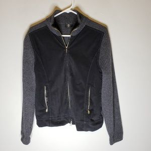 Bogner Black and Gray Zip Up Jacket